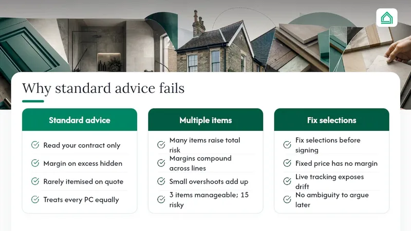 Why the standard PC advice undersells the real risk — overview diagram