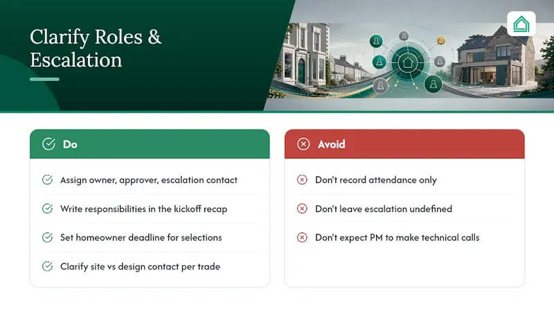 Clarifying roles and responsibilities beyond attendance — overview diagram