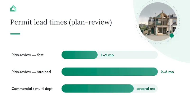 Permit review timelines by project type