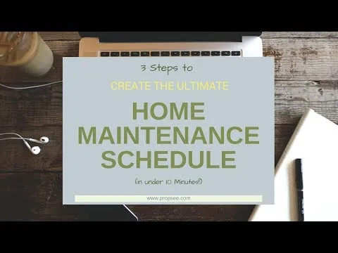 3 Steps to Create the Ultimate Home Maintenance Schedule (in under 10 minutes!)