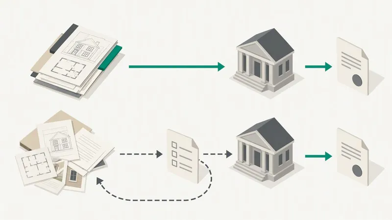 Complete and incomplete permit review routes