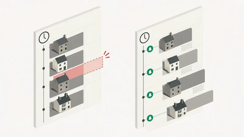 Flexible inspection slots with reminder markers