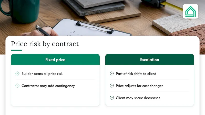 What a price escalation clause actually does — overview diagram